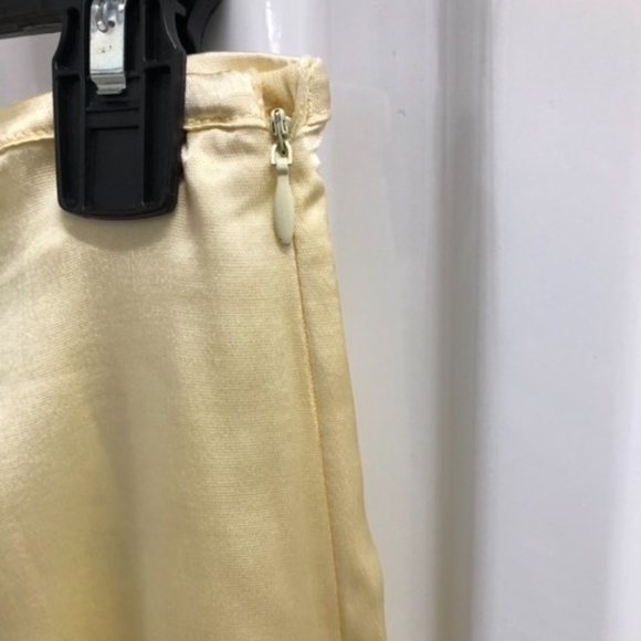 ZARA Classy Satin Skirt w Long Slit, M, NWT - Picture 4 of 8